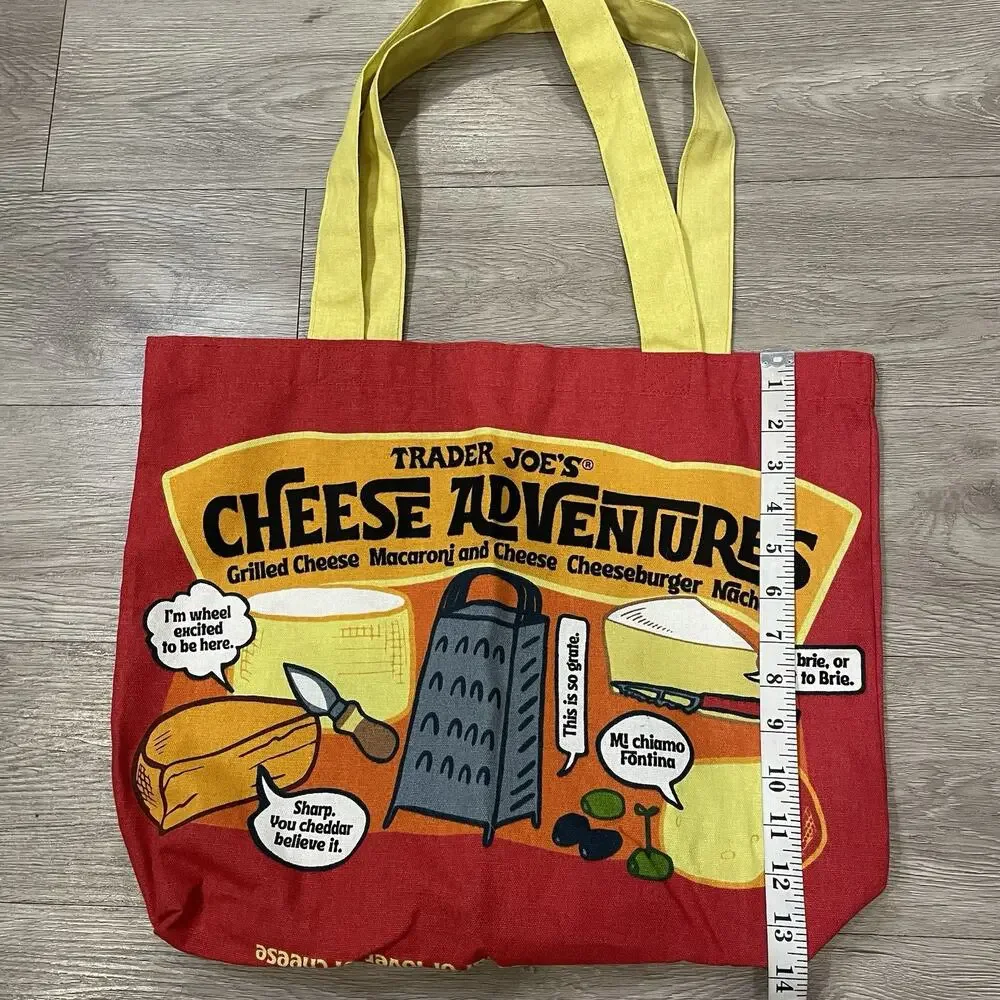 Trader Joe's Tote Grocery Shopping Bag Reusable Canvas‎ Beach Travel 100% Cotton